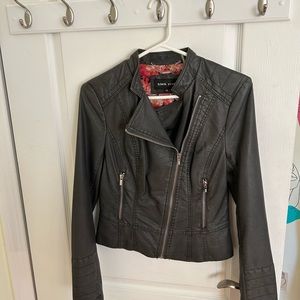 NEW Black Rivet Leather Jacket